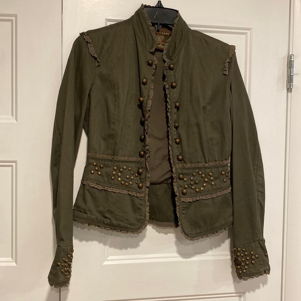 Army green tailored jacket